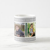 Best Poppy Happy Vaderdag 4 Photo Collage Koffiemok (Center)