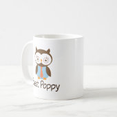 Best Poppy Owl Koffiemok (Voorkant links)