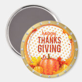 Best Popular Happy Thanksgiving Gift Magneet (Voorkant / Achterkant)
