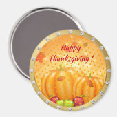 Best Popular Happy Thanksgiving Gift magnet (Voorkant / Achterkant)