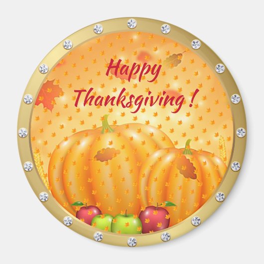 Best Popular Happy Thanksgiving Gift magnet (Voorkant)