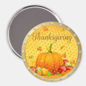 Best Popular Happy Thanksgiving Gift magnet (Voorkant / Achterkant)