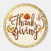 Best Popular Happy Thanksgiving Gift magnet (Voorkant)