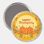 Best Popular Happy Thanksgiving Gift magnet (Voorkant / Achterkant)
