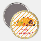 Best Popular Happy Thanksgiving Gift magnet (Voorkant / Achterkant)