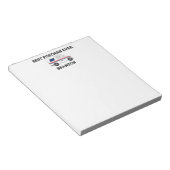 Best Postman Ever Mail Truck Personal Mailman Notitieblok (Schuin)