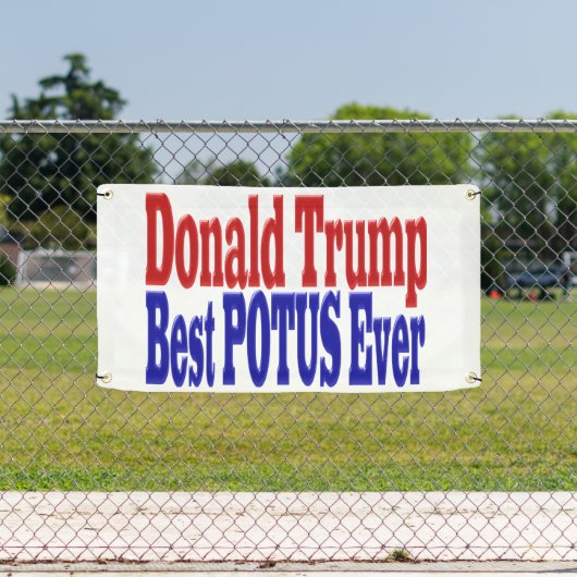 Best POTUS Ever Donald Trump red blue Spandoek (Insitu)