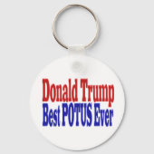 Best POTUS Ever Donald Trump Sleutelhanger (Achterkant)