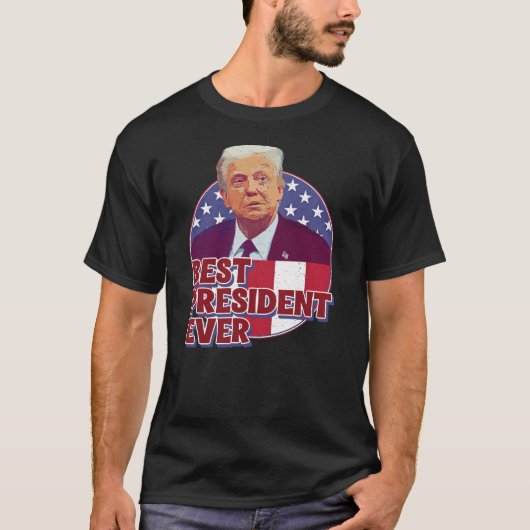 BEST PRESIDENT EVER T-SHIRT (Voorkant)