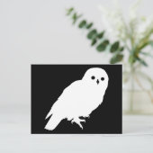Best Price White Barn Owl Graphic Briefkaart (Staand voorkant)