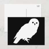 Best Price White Barn Owl Graphic Briefkaart (Voorkant / Achterkant)