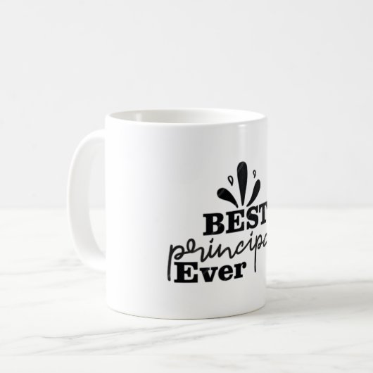Best Principal Ever Koffiemok (Voorkant links)