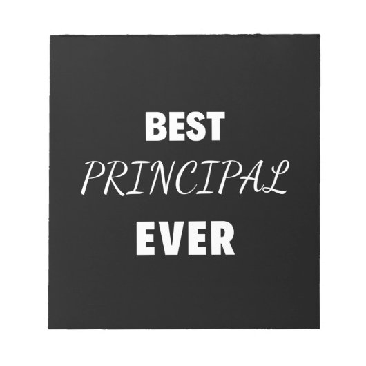Best Principal Ever Notitieblok (Voorkant)