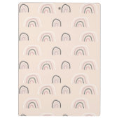 Best Principal Ever Personalized Boho Rainbow Klembord (Achterkant)