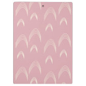 Best Principal Ever Personalized Boho Rainbow Klembord (Achterkant)