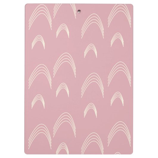 Best Principal Ever Personalized Boho Rainbow Klembord (Achterkant)