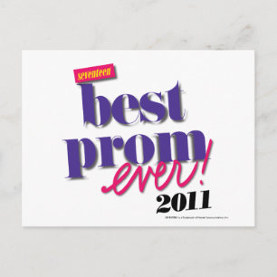 Best Prom Ever - Paars Briefkaart