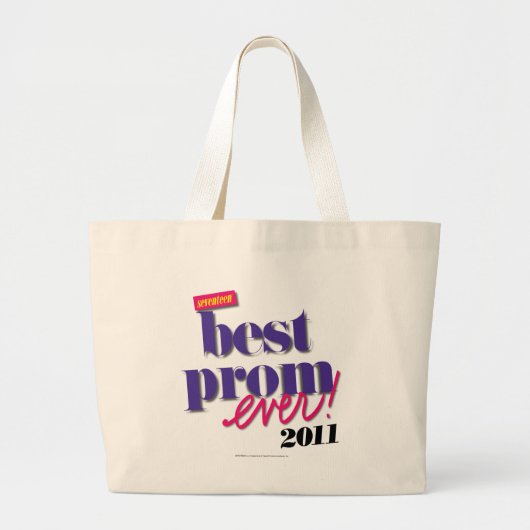 Best Prom Ever - Paars Grote Tote Bag (Voorkant)