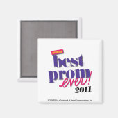 Best Prom Ever - Paars Magneet (Voorkant / Achterkant)