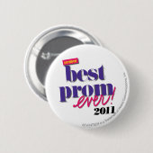 Best Prom Ever - Paars Ronde Button 5,7 Cm (Voorkant /achterkant)