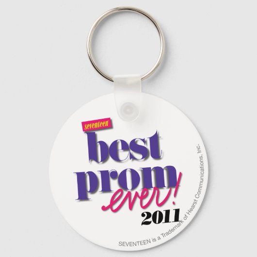 Best Prom Ever - Paars Sleutelhanger (Voorkant)