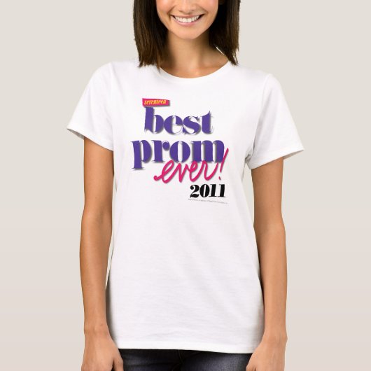 Best Prom Ever - Paars T-shirt (Voorkant)