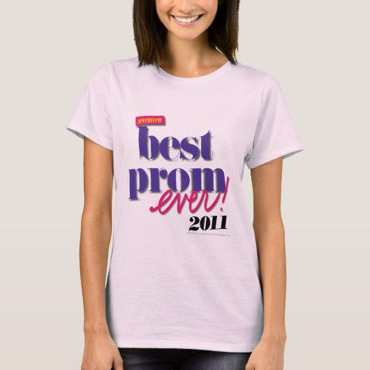 Best Prom Ever - Paars T-shirt (Voorkant)