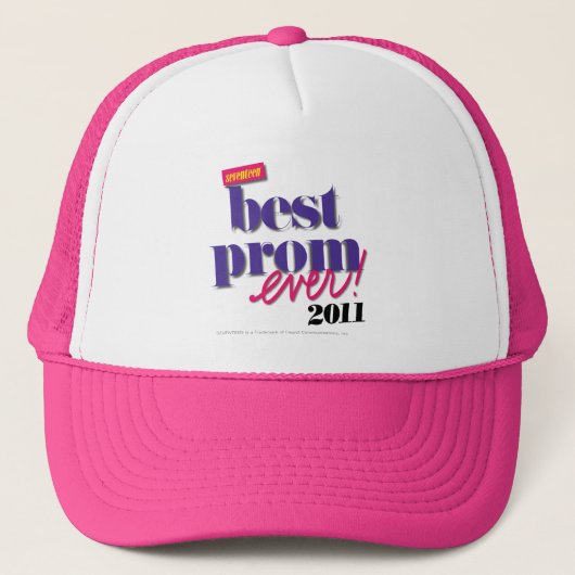 Best Prom Ever - Paars Trucker Pet (Voorkant)