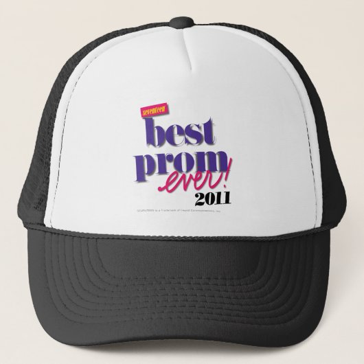 Best Prom Ever - Paars Trucker Pet (Voorkant)