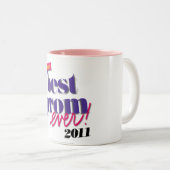 Best Prom Ever - Paars Tweekleurige Koffiemok (Voorkant rechts)