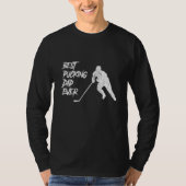 Best Pucking Papa Ooit Hockey Vaderdag Gift T T-shirt (Voorkant)