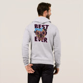 Best Pug Dad Ever Hoodie (Achterkant volledig)