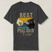 Best Pug Pap Ever T-shirt (Design voorkant)