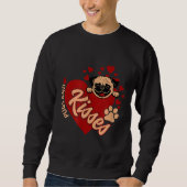 Best Pug Valentijns  Heart Classic T-Shirt 503 (Voorkant)