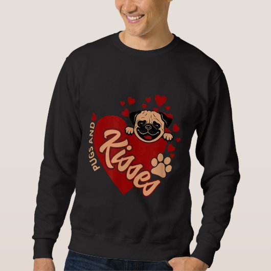 Best Pug Valentijns  Heart Classic T-Shirt 503 (Voorkant)