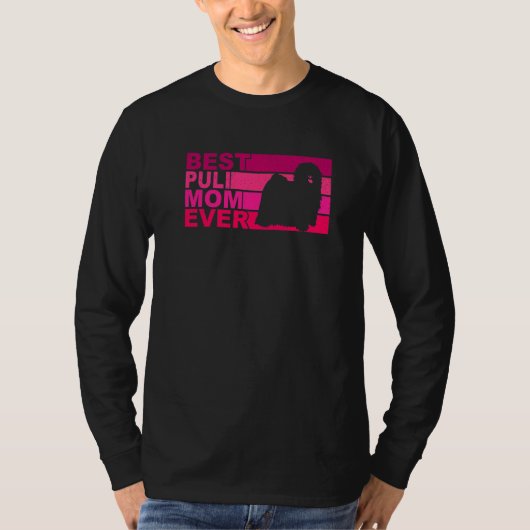 Best Puli Mom Ever T-shirt (Voorkant)