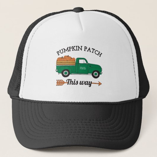 Best Pumpkin Patch &  Boerderij Truck Art Trucker Pet (Voorkant)