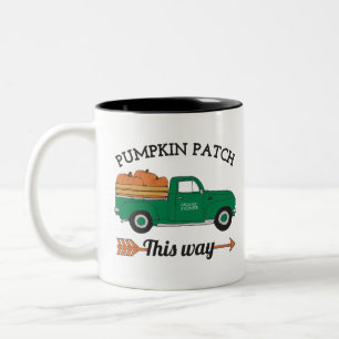 Best Pumpkin Patch &  Boerderij Truck Art Tweekleurige Koffiemok