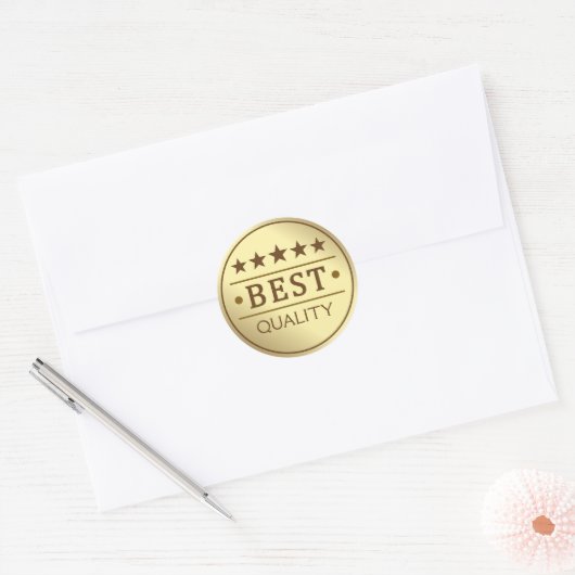 Best Quality Ronde Sticker (Envelop)