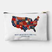 Best Quilter in the USA Personalized Patchwork Etui (Achterkant)