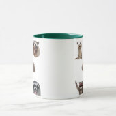 Best Raccoon Meme Compilation Funny Meme Set Mug Mok (Midden)
