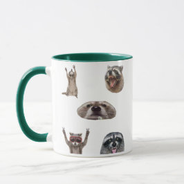 Best Raccoon Meme Compilation Funny Meme Set Mug Mok