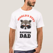 Best Raccoon Pap Funny T-shirt (Voorkant)