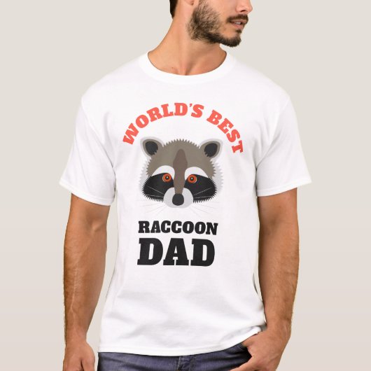 Best Raccoon Pap Funny T-shirt (Voorkant)