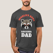Best Raccoon Pap Funny T-shirt (Voorkant)