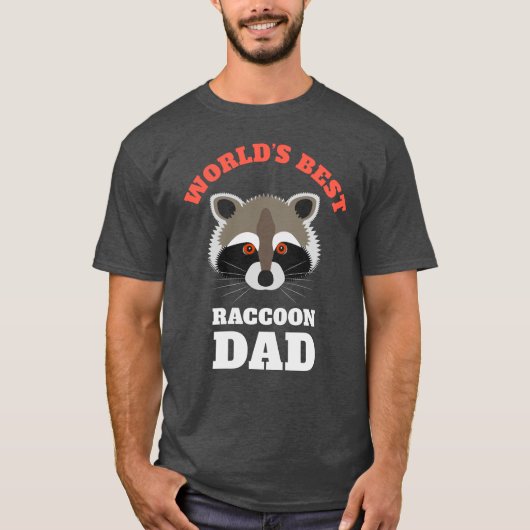 Best Raccoon Pap Funny T-shirt (Voorkant)