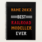 Best Railroad Modeler Ever (Change Name Text) Planner (Voorkant)