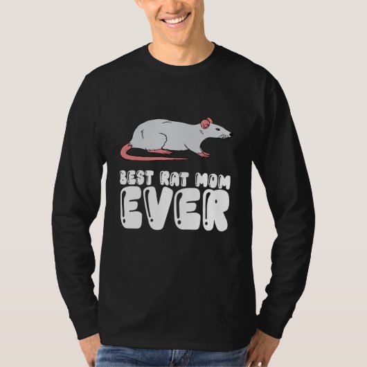 Best Rat Mom Ever T-shirt (Voorkant)