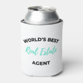 Best Real Estate Agent 2 ter wereld Blikjeskoeler (Blikje Voorkant)