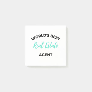 Best Real Estate Agent 2 ter wereld Post-it® Notes